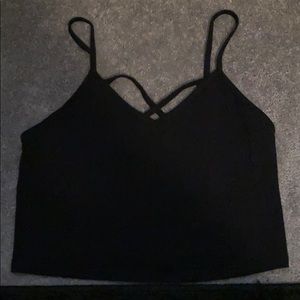 Black croptop